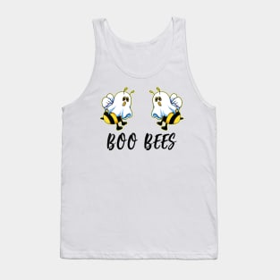 Funny Boo Bees Halloween Costume Matching Couples Tank Top